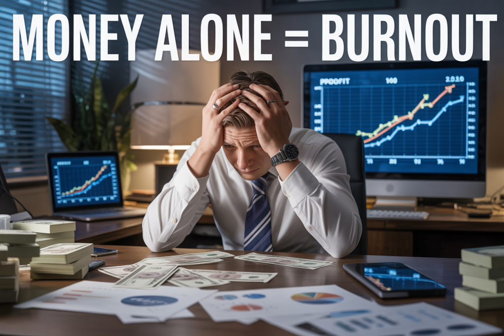 Why Chasing Money Alone Leads to Anxiety and Burnout | Money